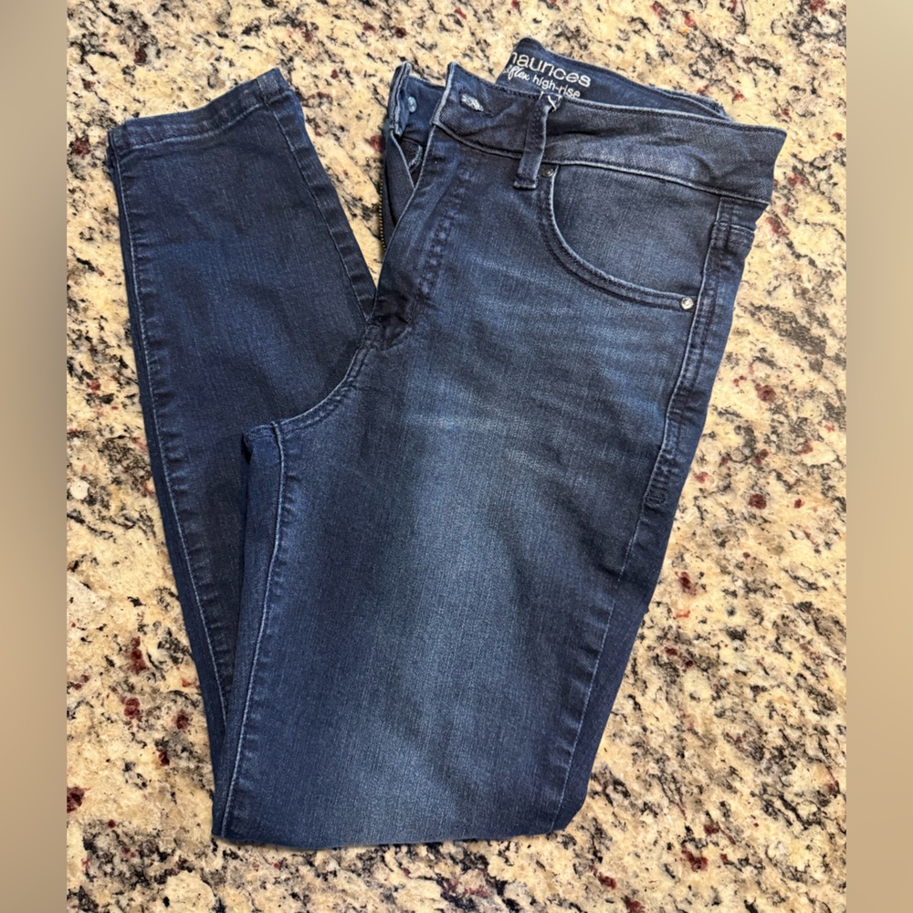 Maurices Dark Blue Skinny Jeans